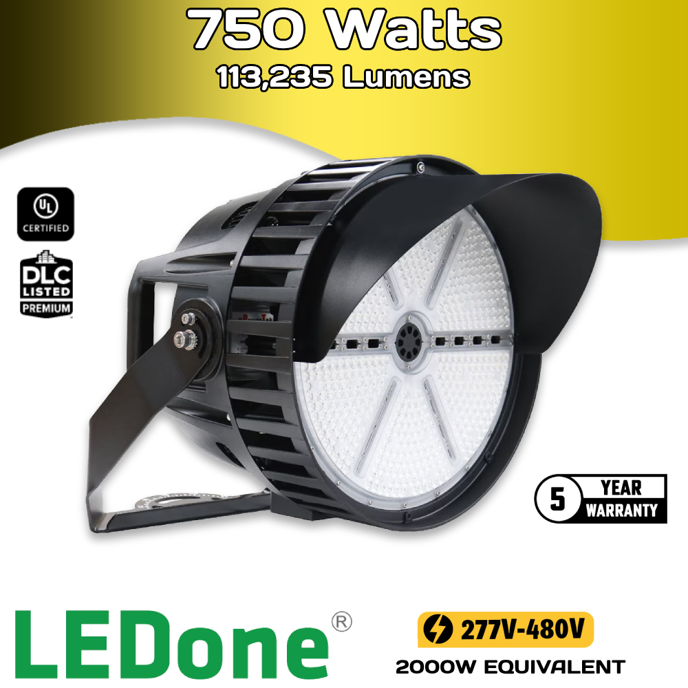 277-480 Volt LEDone Stadium Lights