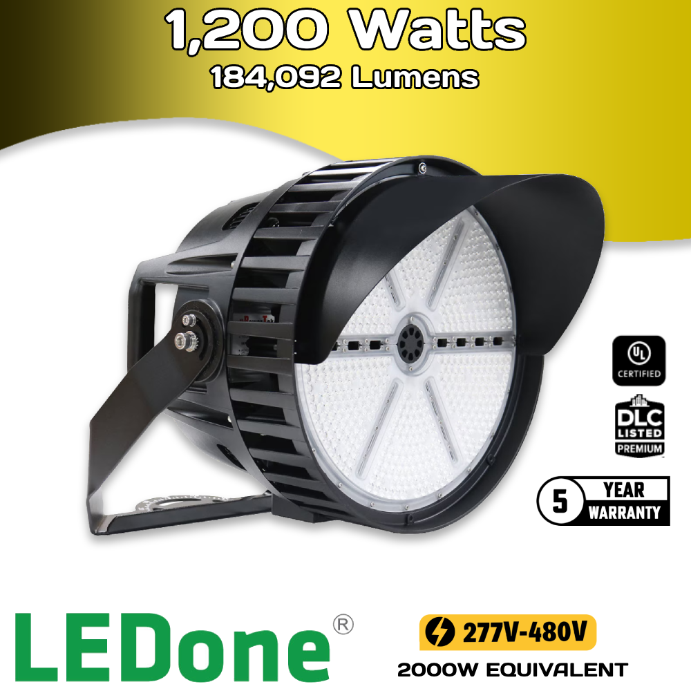 277-480 Volt LEDone Stadium Lights