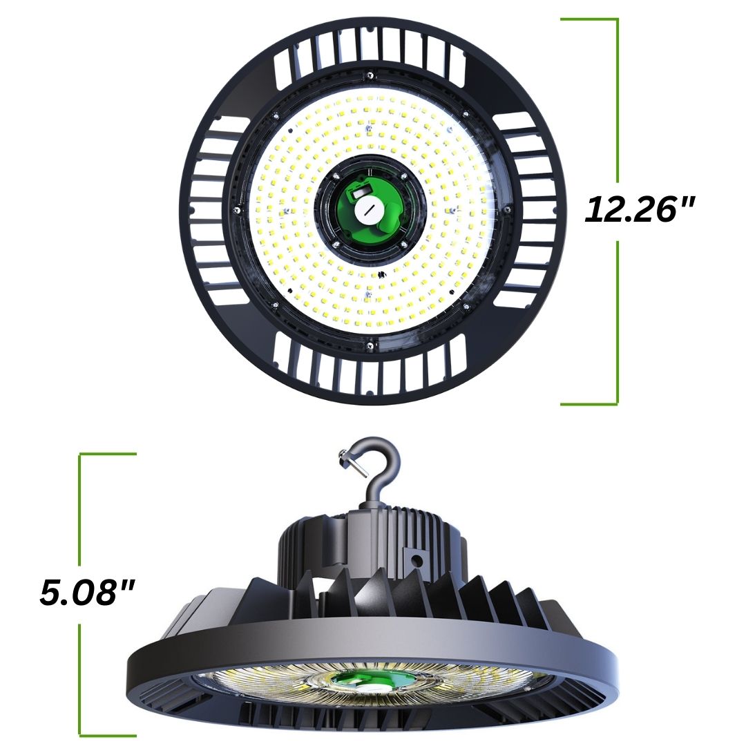 37,500 Lumens - 250 Watt (Adjustable) - 5000 Kelvin - UFO LED High Bay Light Fixture