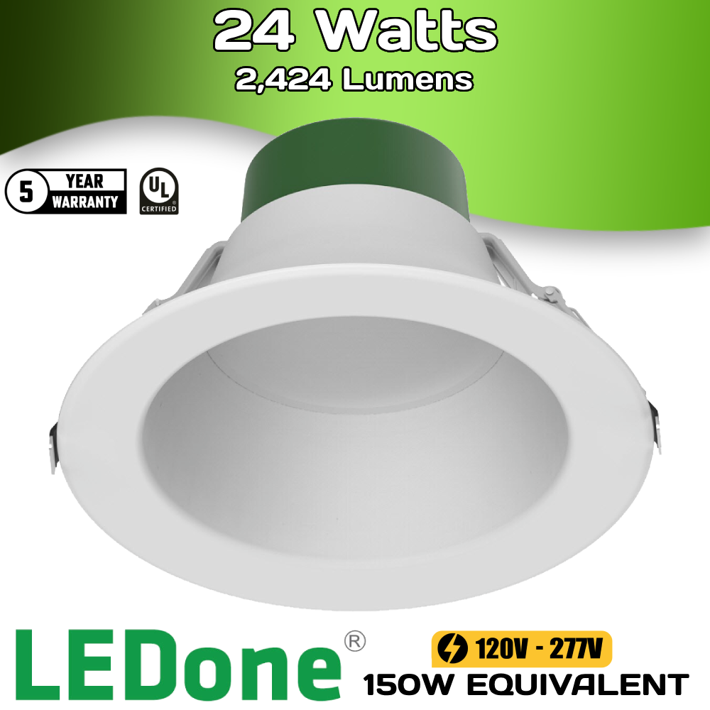 LEDone Down Lights 4", 6", 8", & 9.5"