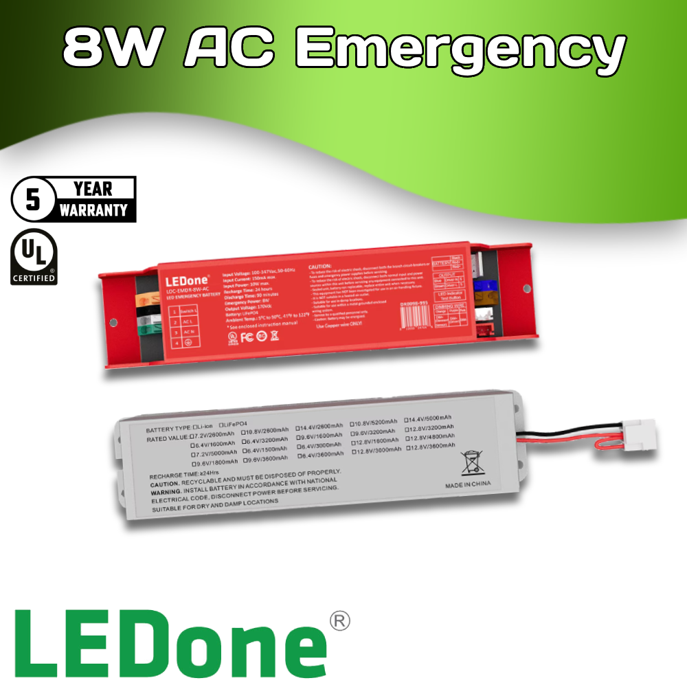 Internal Emergency Batteries