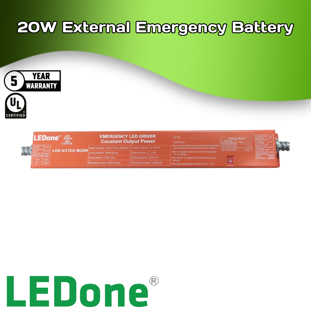 LED Emergency External Batteries