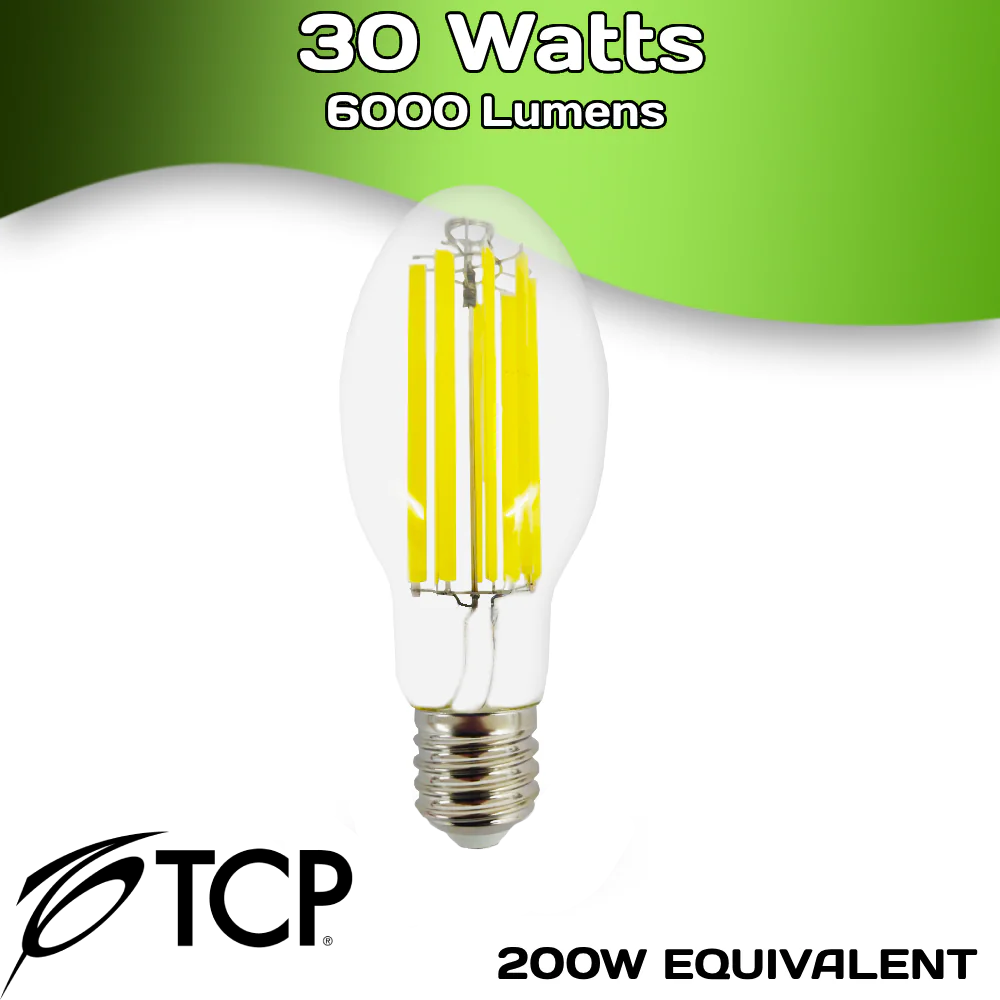 6,000 Lumens - 30 Watts - 5000 Kelvin - LED High Bay Retrofit Lamp
