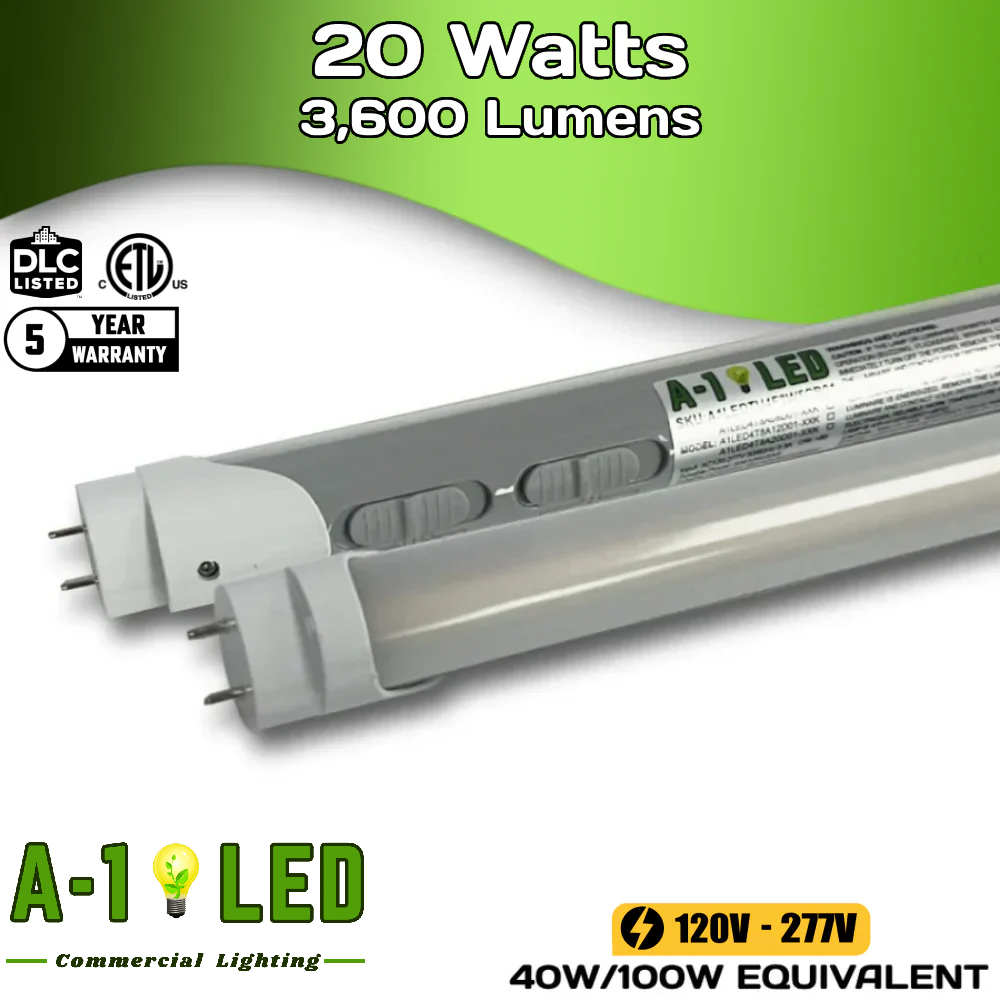 A1 LED - 4ft - Adjustable Tube - 8/12/20W