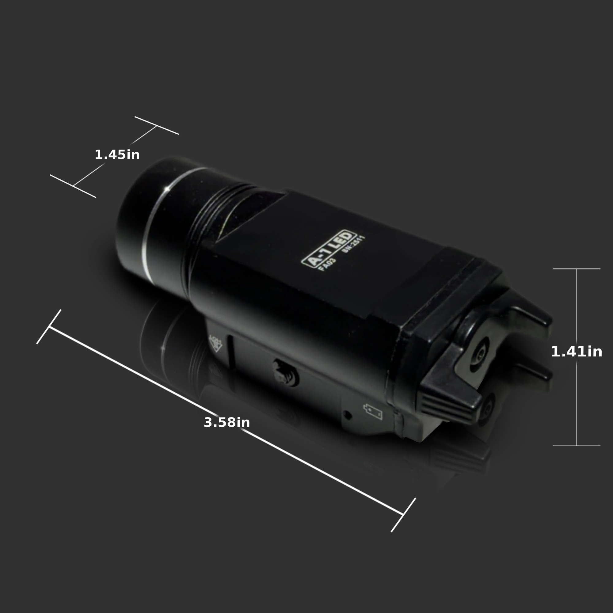 FA03 - 1,000 Lumen - LED Firearm Light