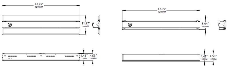LEDone 4ft Linear High Bay
