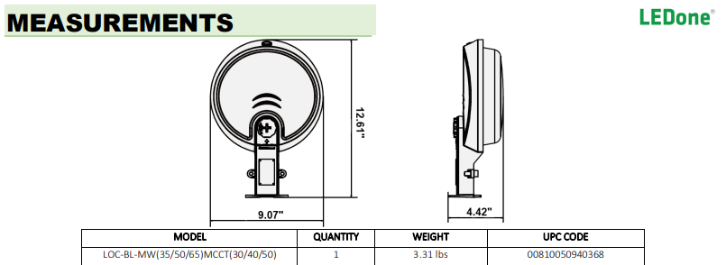 65W Utility Barn Light LEDone (Dusk to Dawn)