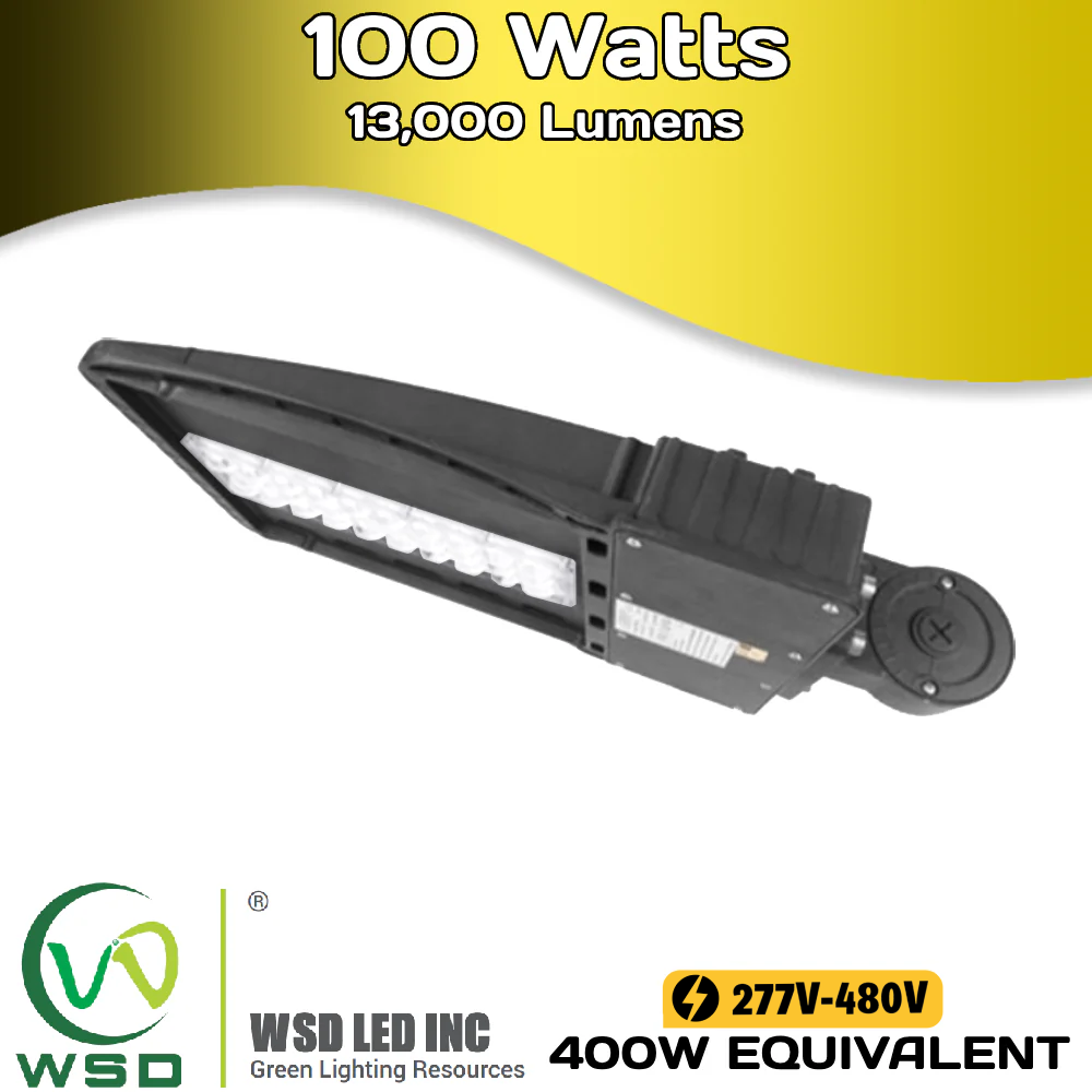 100W Shoebox 277-480V