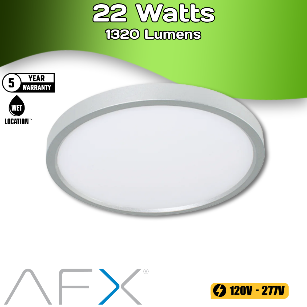 AFX - EDGE - 12" - 22 Watts - 1320 Lumens - Round Down Lights
