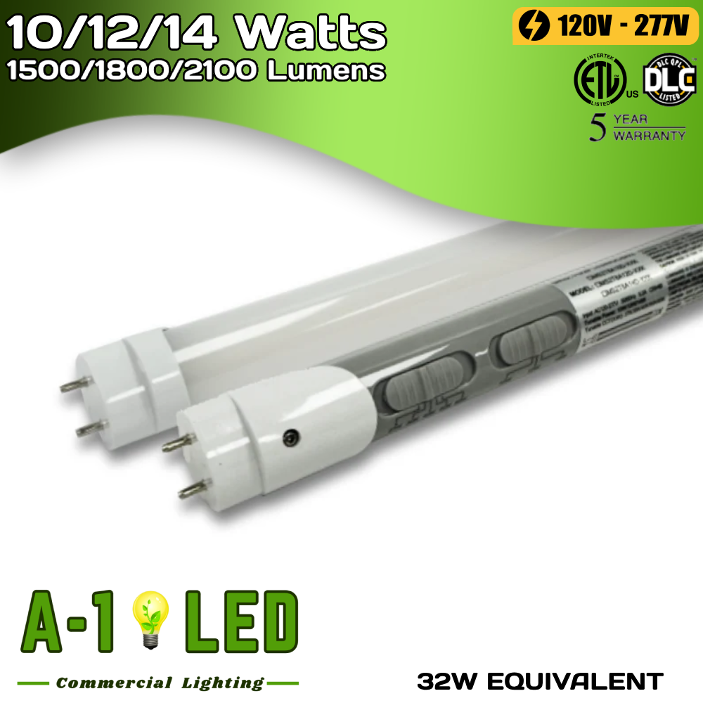 A-1 LED - 4ft - Adjustable Tube - 8/12/20w (Case 25)