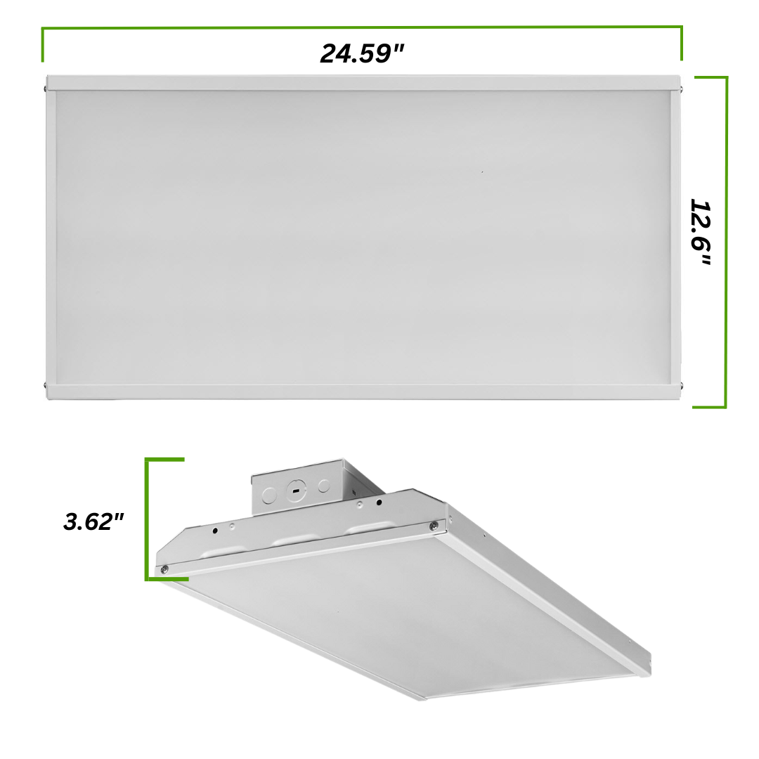 21,600 Lumens - 160 Watt - 5000 Kelvin - Linear LED High Bay Fixture