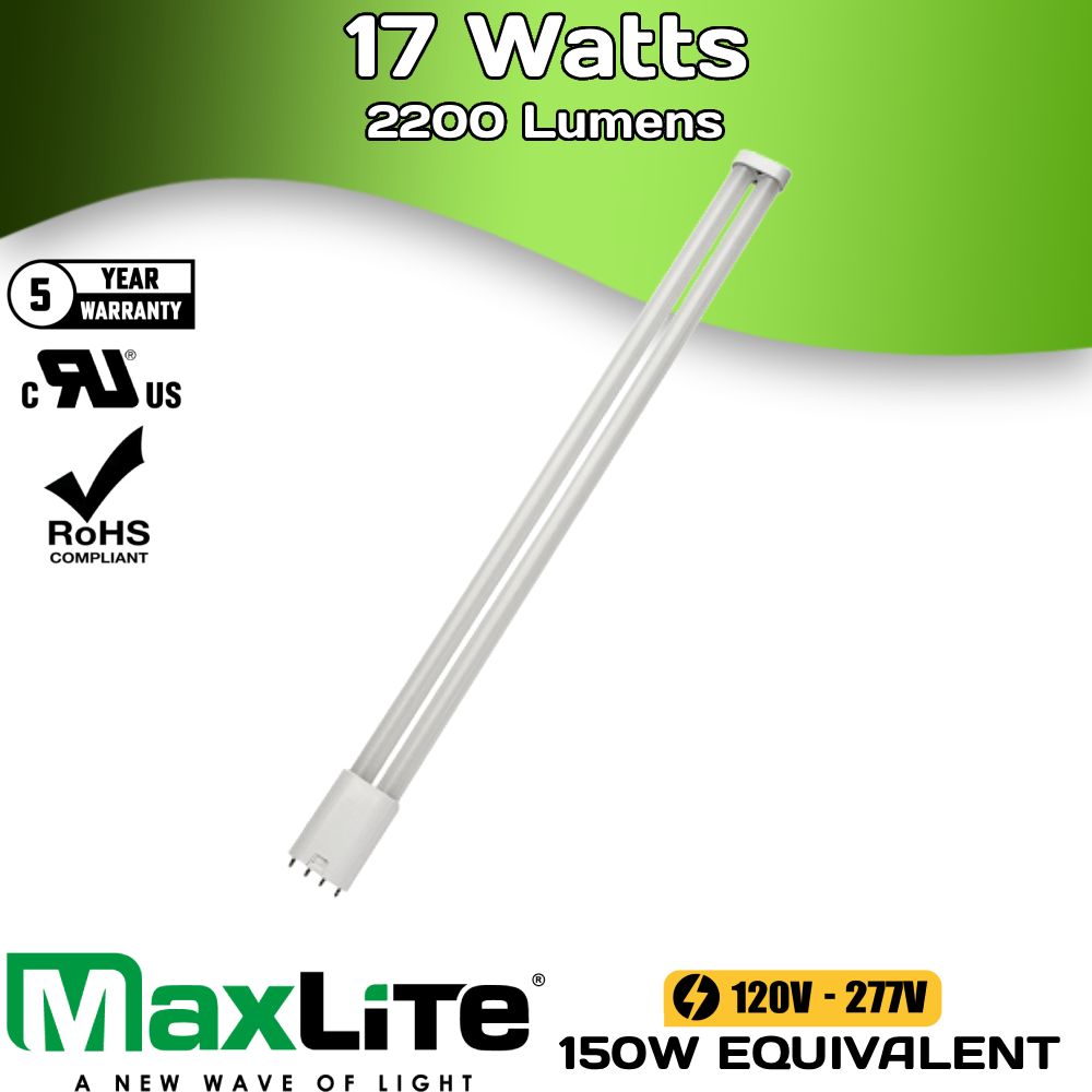 MaxLite Bypass Coated Glass Lamp PL-L