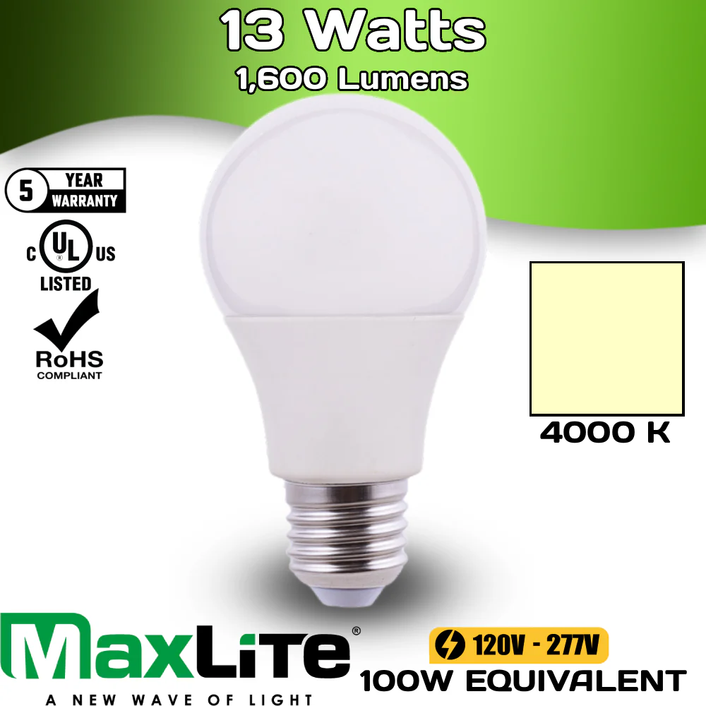 MaxLite A19 bulb
