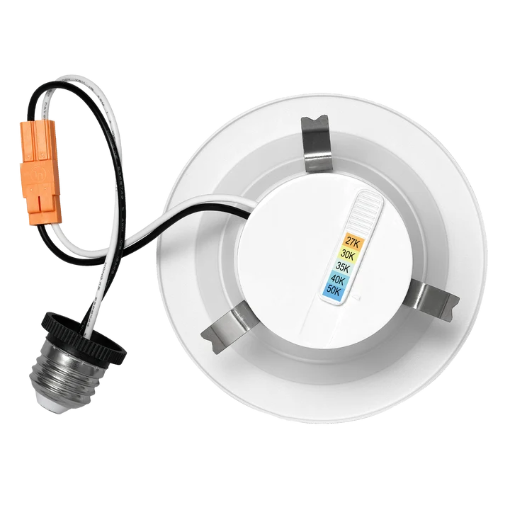 4"  DOWNLIGHT RETROFIT  ROUND  5CCT   SMOOTH