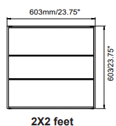 2x2 Tunable Center Basket Troffer