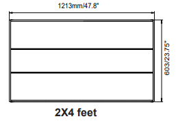 2x4 Tunable Center Basket Troffer