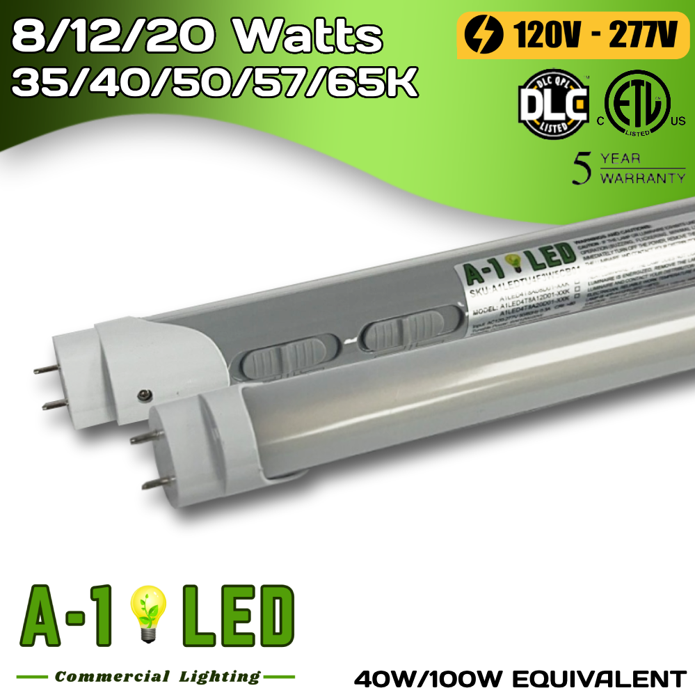 A1 LED - 4ft - Adjustable Tube - 8/12/20W