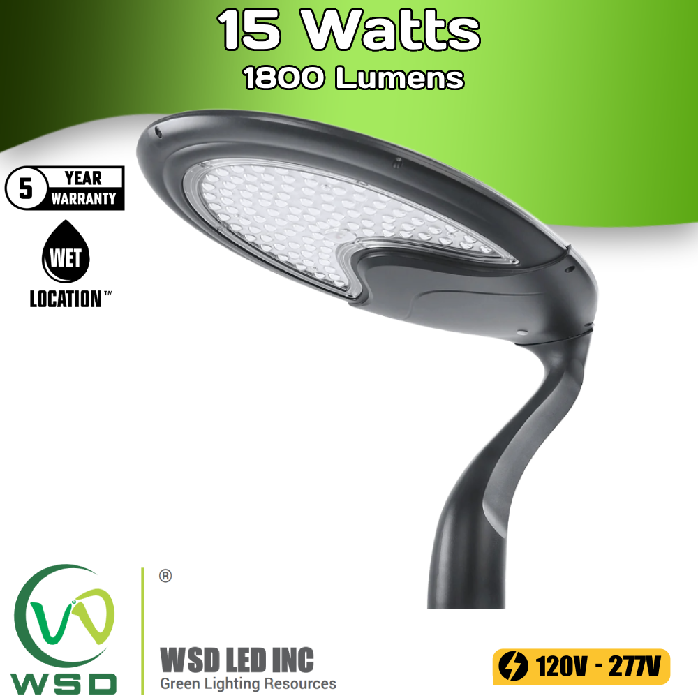 Solar LED Post Top Light