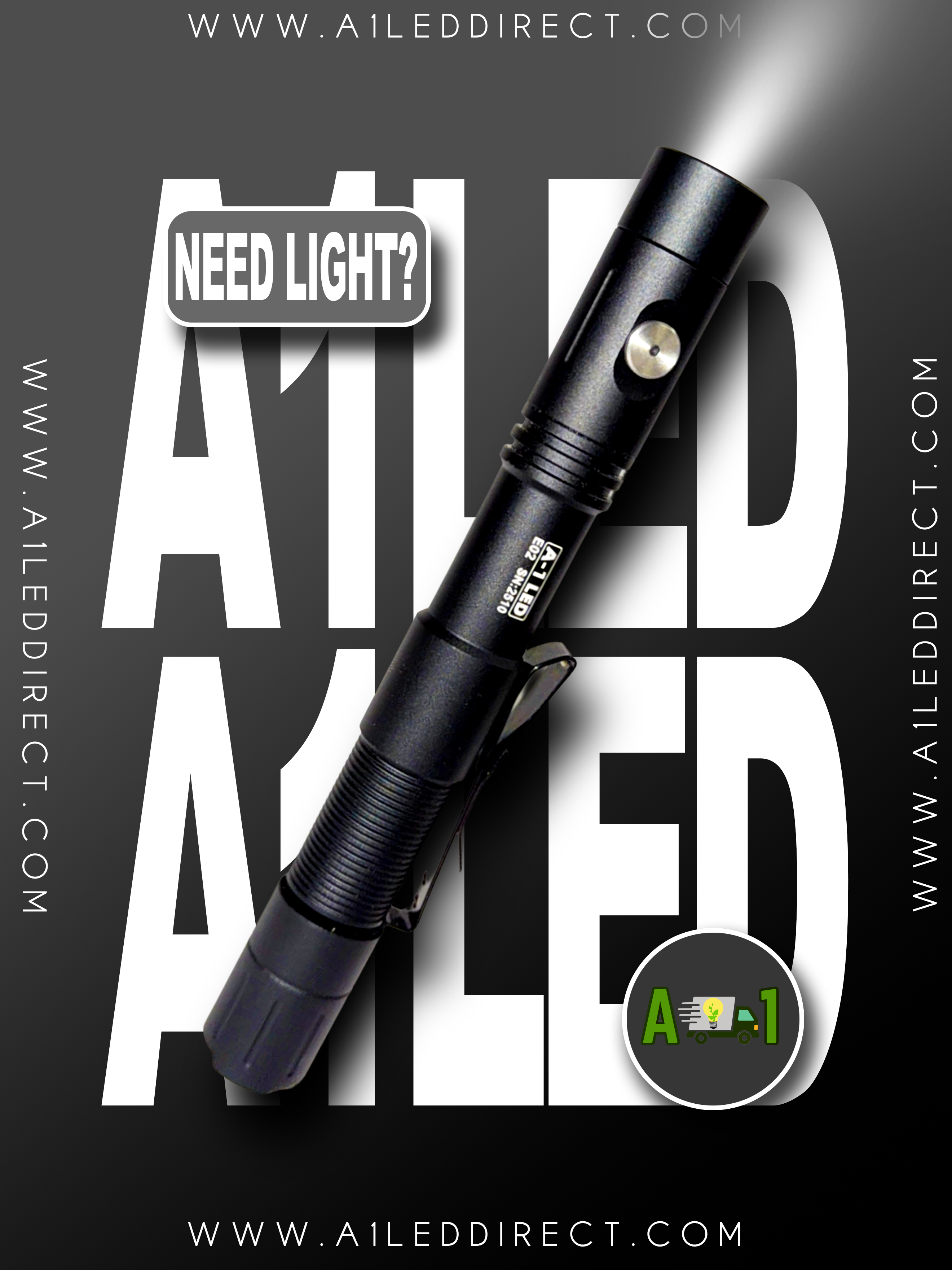 1,200 Lumens - LED Flashlight - E02