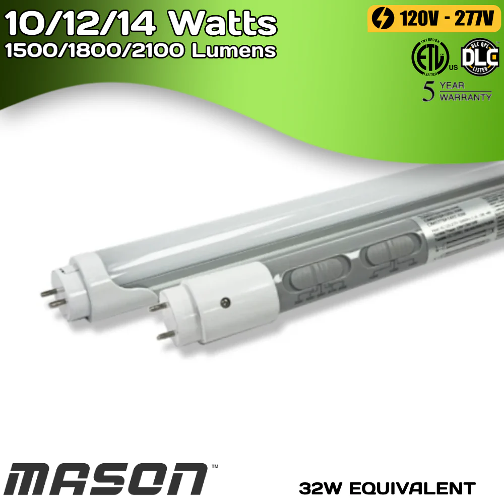 2 ft. LED Tube - 27/30/40/50/65 Kelvin - 10/12/14W (Case 25)