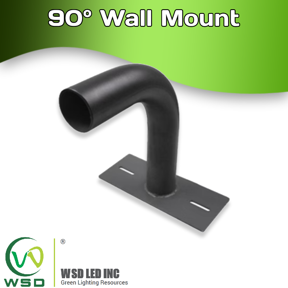 90° Wall Mount Bracket with 2-3/8" O.D. Tenon